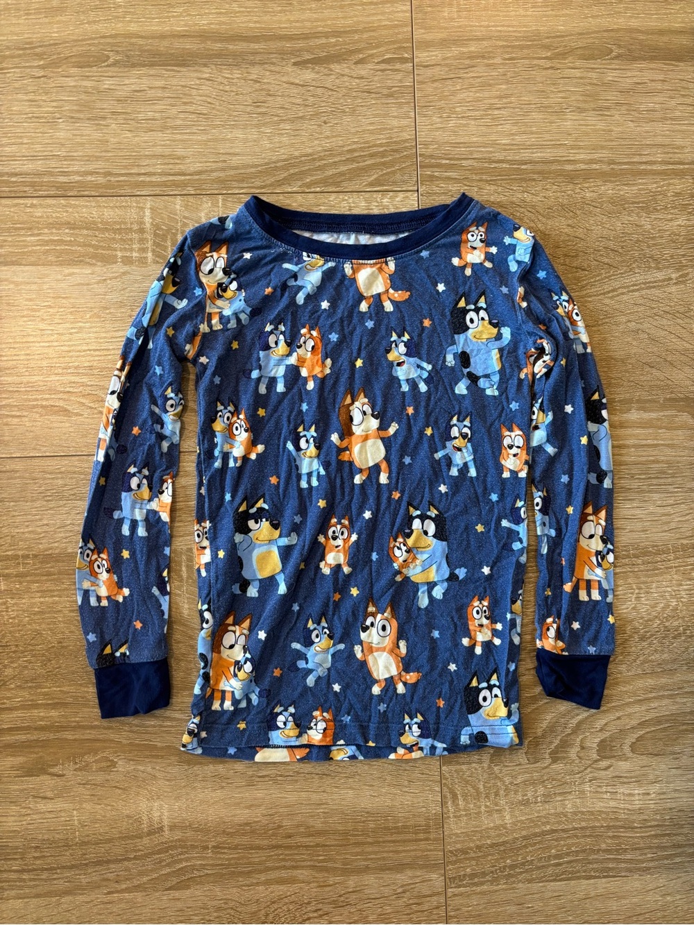Little Sleepies Bluey Dance Mode pajama top size 4T
